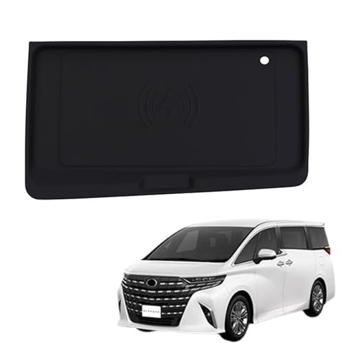 EopTatoo 新型 アルファード ヴェルファイア 40系に対応 専用ゴムスマホ滑り止め ワイヤレス充電マットカスタムパーツ アクセサリー 室内装グッズ