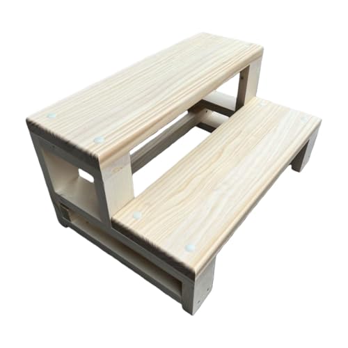 MORLU ���ݑ� �ؐ� 2�i ��40/50/60/80CM �V�R�� �X�X�c�[�� �r���X�e�b�v �X�`�F�A ���O ���֑� �q����l���p ����~�� �x�b�h�T�C�h�X�c�[�� �x�b�h���[�� �o�X���[�� �L�b�`���p �g�C�� (���h���̊ۑ�,���� 50 × ���s�� 40