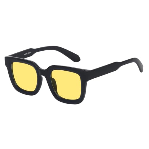 Image of Peter Jones Unisex Large Square UV /UB Protected Sunglasses (3803)