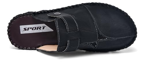 Honeystore Men's Non-Slip Flat Slide Sandals Slip-on Beach Shoes3