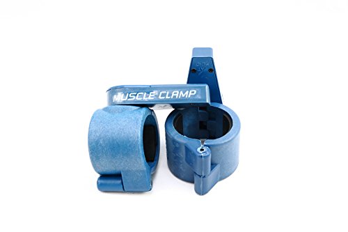 Ader Fitness Olympic Muscle Clamp Collars Pair (Blue)