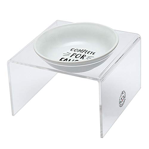 Comedouro de Porcelana para Gatos Slim Pet Bichano