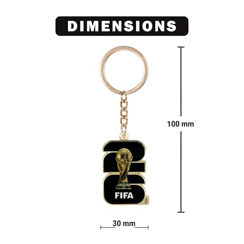 Image of 2026 FIFA World Cup Keychain - Officially Licensed, Collectible Gift for Fans, Durable Metal Ring for Keys, Backpacks