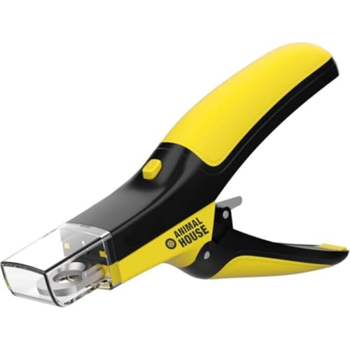 Animal House Precision Pro: cortaúñas con iluminación LED y Sistema de Seguridad avanzado, con Lente de Aumento integrada – Corte preciso y Seguro para Perros y Gatos