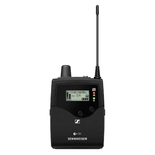Image of Sennheiser Bundle ew IEM G4-G Bundle - Wireless - in-Ear Monitoring System | Complete Stage Kit for Uninterrupted Shows - Pig Hog PHM10 8mm Mic Cable, 4-Pack Blucoil AA Batteries and Polishing Cloth