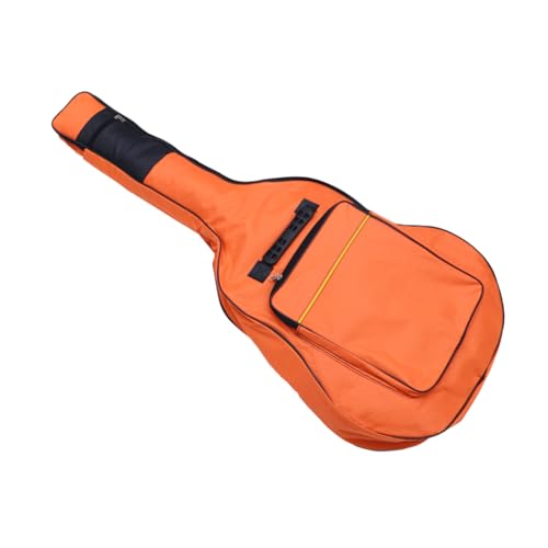 COSMEVIVI Bolsa para Guitarra Folk De Tela Oxford 40/41 Pulgadas Doble Correa Ajustable Acolchada para Hombro y Mochila, Bolsillo Frontal Pequeño, Diseño Transpirable para Uso Conciertos y Viajes