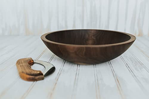 Walnut-Wood-Chopping-Bowl-Set-12-Inch-Walnut-Bowl-Mezzaluna-Ulu-Knife