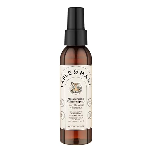 Fable & Mane Moisturizing Volume Spray, Softens and Plumps for Th...