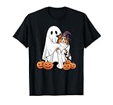 Photo Gallery divertente fantasma shetland sheepdog zucca halloween uomo donna maglietta Photo Gallery divertente fantasma shetland sheepdog zucca halloween uomo donna maglietta