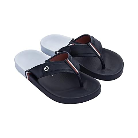 CARTAGO Men's Flip Flop ATENAS Thong AD, Red Blue White, 8.5 Cover
