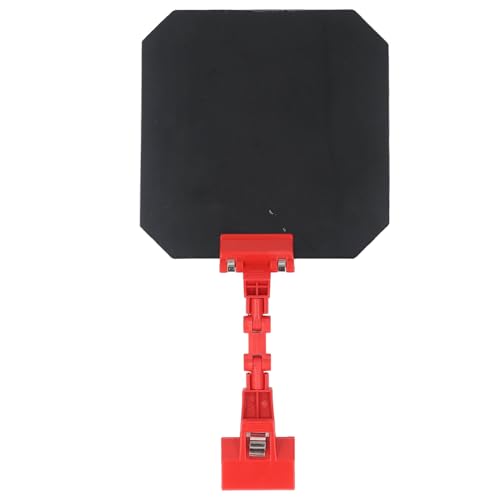 Welding Blackout Panel: 18cm Square Portable Welding Guard with Red Bracket for Versatile Applications in Industry Construction Sites