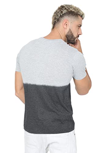 Image of fanideaz Mens Cotton Half Sleeve Striped Round Neck T Shirt