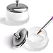 TOROKOM 2Pcs Dappen Dish Glass Monomer Dish â€‹with Lid for Acrylic Nails Cup Containers Holder for Liquid Powder Monomer Damping Dishï¼ˆMatteï¼‰