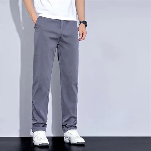 Men's Summer Thin Jeans Casual Baggy Straight Pants Comfortable Slimming Denim Trousers Fashion Loose Fit2