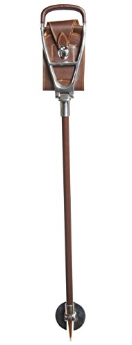 Quality Follower shooting stick - seat stick with leather seat