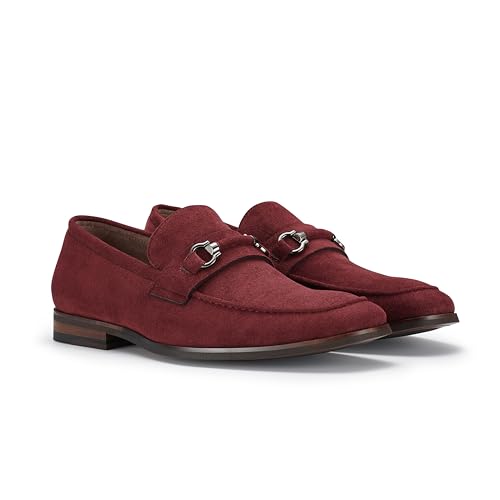 Image of Ferro Aldo Men's Premium Moc Toe Loafers | Casual & Dress Styles with Tassels & Horsebit Buckles