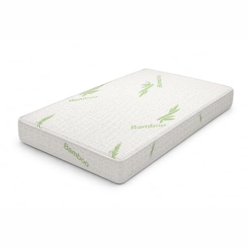 Ababy Bassinet & Cradle Mattress Water-Resistant Bamboo Cover Firm Polyurethane Foam Core Structured Corners & Reinforced Edges Breathable Infant Toddler Mattress Replacement Pad (36x18x2)