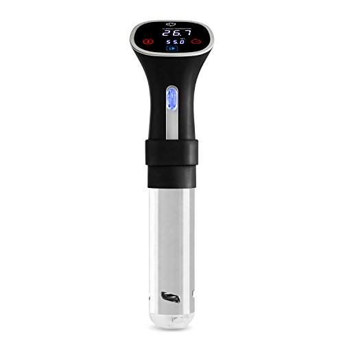 Springlane Kitchen - scalda vivande, 800 Watt di temperatura di cottura con LED Display, pompa di circolazione e spegnimento automatico