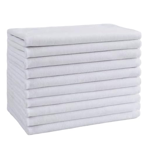 LUMINFLY 10 Pcs Microfiber Cleaning Towels, 11.8 x 23.6 in