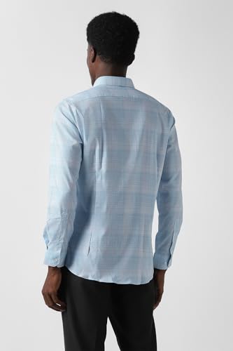 Image of Van Heusen Mens Checkered Full Sleeve Shirt | Timeless Pattern | Smart Comfortable Styling