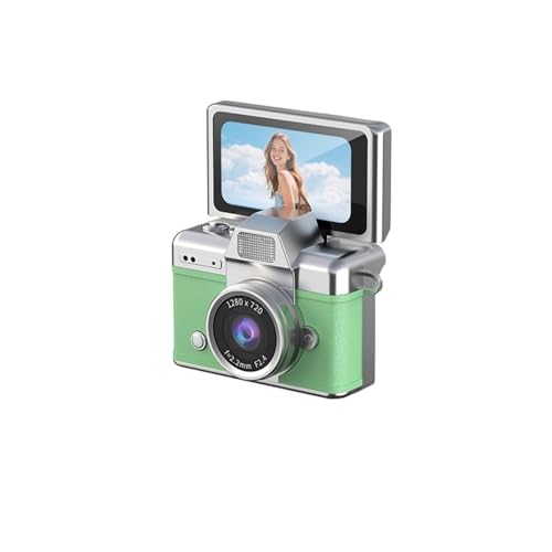 Mini cámara digital portátil con pantalla selfie 180° miniatura 1