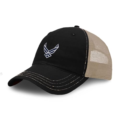 Image of Custom Richardson Trucker Cap Air Force Emblem air Force Hats for Men | Embroidered Men & Women Cotton custom richardson hat air force hats for men