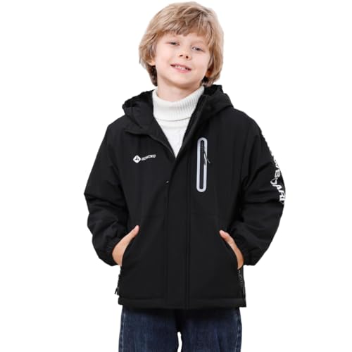 Girls' Waterproof Winter Ski Jacket – Warm Fleece Lined Windproof Snow Coat with...