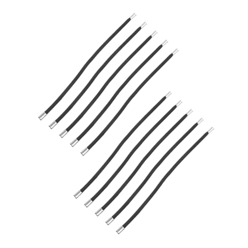 ULDIGI 10pcs Microphone Shock Mount Bands Vibration Rubber Rings for Home Studio and Field Recording Lightweight Easy to Install Durable Elastic Bands for Optimal Sound Quality