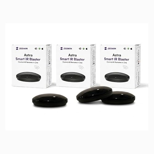 Image of Astra Pro Smart WiFi IR Blaster Control Hub for AC, TV, Set Top Box, Air Cooler & Home Theatre | Compatible with Alexa, Google Assistant & Siri | All-in-One IR Blaster | Pack of 3