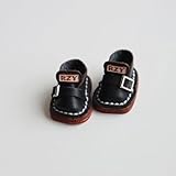 XiDonDon 1/12 BJD Doll Shoes for Ob11,GSC,Body9,YMY Body Dolls Clothes Accessories Toys 1 Pair (Black)