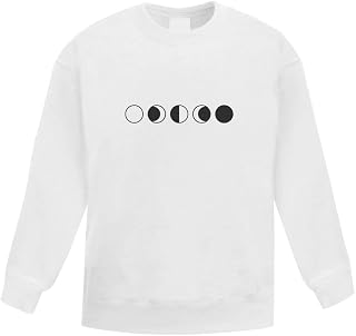 Azeeda 'Moon Cycle' Kid's Sweatshirt/Jumper (9-11 Years) (KW00054064)