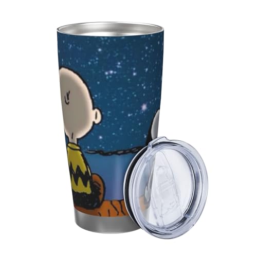 スヌーピー マグカップ コーヒーカップ コンビニカップ 保冷 保温 タンブラー ステンレス製 真空断熱マグ 蓋付き 持ち運び 直接ドリップ 車用 アニメ キャラクター グッズ かわいい プレゼント 600ml