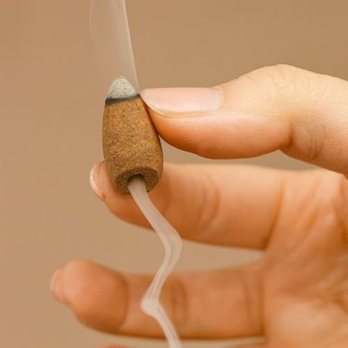 Image of Aromatika Natural Backflow Incense Cones, 12 Packs 10 Fragrances 120 Pcs, (Dragons Blood, Lavender, Musk, Nag Champa, Palo Santo, Rose, Patchouli, Sandal, White Sage, Lotus)