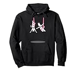 aerial silks dancer i air yoga acrobatics i cat aerialist felpa con cappuccio