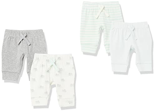 Image of Amazon Essentials Baby Boys' Cotton Pull-On Pants, Multipacks
