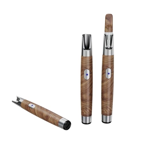 CannBro 510 Batteria Vape con Pulsante Type-C Design Legno – 290mAh, Riscaldamento Preliminare, Magnetica, Compatibile con cartucce, olio CBD, olio di canapa, e-liquido