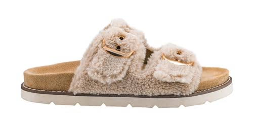 Corkys Footwear Womens Feelin Saucy Double Buckle Sandals - Featuring Two Straps With Adjustable Buckles, A Lug Sole, and Soft, Cushioned Insoles for All Day Wear2