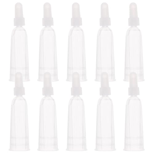FOMIYES 10-Pack Ampule Opening Tools - Finger Protection Caps for 2ml Glass Vials, Safe Liquid Dispensing Toppers with Grip Texture - Medical and Lab Use
