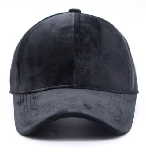 Image of HOBOKEN Comfortable Velvet Head Caps for Men Unisex Boys, Girls & Women Caps, Hat with Adjustable Buckle, Summer caps for Men, Cricket Caps for Men, Sports