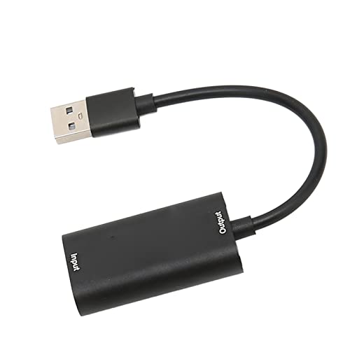 KIMISS Tarjeta de Captura de Video 4K Tarjeta de Grabación de Interfaz Multimedia HD 4K 1080P Plug and Play para Juegos Transmisión en Compatible con Consolas de Juegos y Videoconferencias (USB)