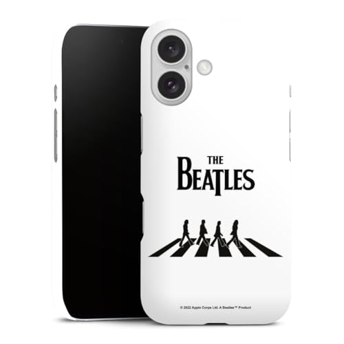 DeinDesign Coque Compatible avec Apple iPhone 16 Étui Housse The Beatles Abbey Road Musique - Les Beatles, Paul McCartney, John Lennon, RIngo Starr, George Harrison DeinDesign Coque Compatible avec Apple iPhone 16 Étui Housse The Beatles Abbey Road Musique