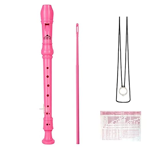 EASTROCK Flauta Dulce Soprano (Rosa Pastel)