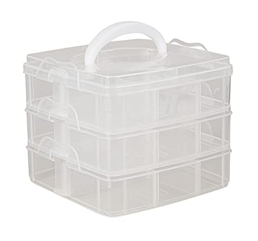 Rayher Caja clasificada con asa, Surtido, 15,5x15,5x12,9 cm, 3x6 compartimentos | Ya disponible en tu tienda friki favorita! En mundofriki.es! Rayher Caja clasificada con asa, Surtido, 15,5x15,5x12,9 cm, 3x6 compartimentos | Ya disponible en tu tienda friki favorita! En mundofriki.es!