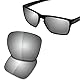 Saucer Premium Ersatzgläser für Oakley Sliver XL OO9341 Sonnenbrillen High Defense - Chrome Metal Polarisiert