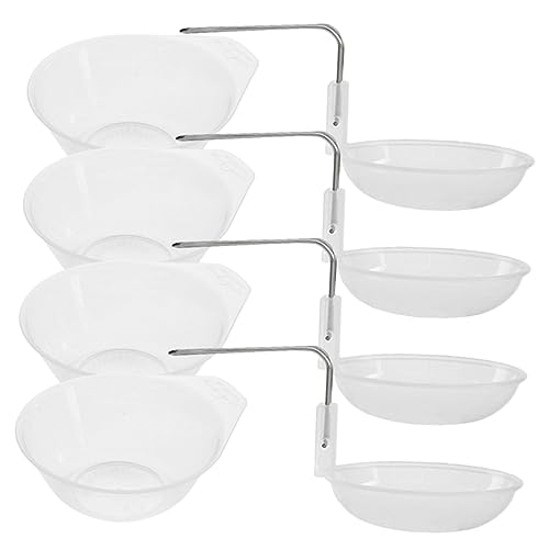 GRIRIW 1Set Portable Plastic Bowl Set with Soup Spoon Stackable Transparent Bowls for Camping Outdoor Dining and Food Storage Lightweight Reusable for Easy Carrying