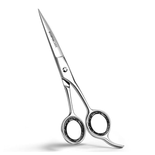 Professional Barber Hair Cutting Scissors/Shears (6.5-Inches) - Ice Tempered Stainless Steel Reinforced with Chromium to Resist Tarnish and Rust