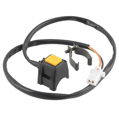 Accessoires moto poignées de commande avec bouton démarrage klaxon et interrupteur arrêt 22mm