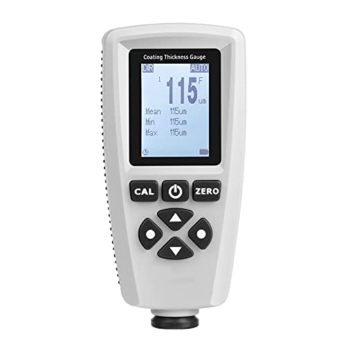 Medidor de espesor de recubrimiento con sonda F/NF, rango 0-2000 μm, precisión ±(2%+1 μm), con función de almacenamiento y transferencia USB miniatura 2
