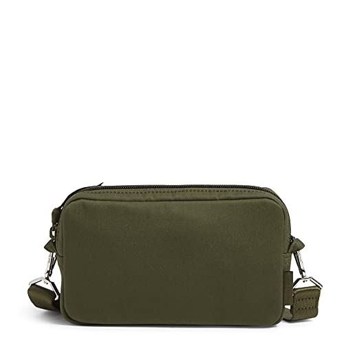 Vera Bradley Women's Cotton Convertible Pouch With Rfid Protection Crossbody Purse