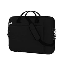 Dyazo Slim Sleek Notebook/Laptop Bag with Shoulder Strap/Compatible for MacBook, Asus,Acer Ultrabook, Dell, Lenovo, Hp & Other 11 Inch, 13.3″, 15,15.6 Inches Laptops Men & Women(Black)